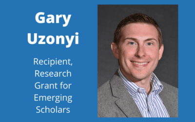 Congratulations to Gary Uzonyi, recipient of the 2022–2023 Research Grant for Emerging Scholars