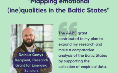 Emerging Scholars Grant Report from Dainius Genys